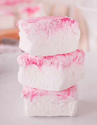 Strawberry Swirl Marshmallows