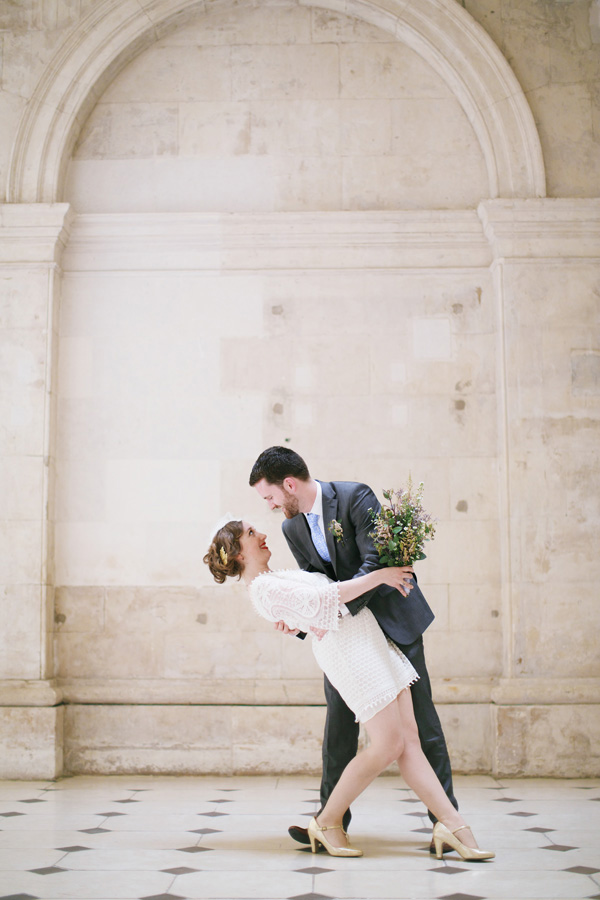 vintage bride and groom