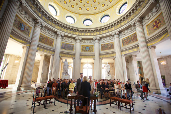 beautiful wedding ceremony room in city hall