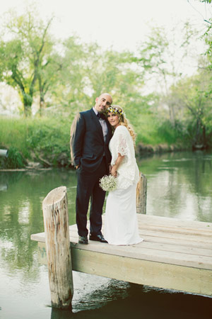 romantic bridal portrait