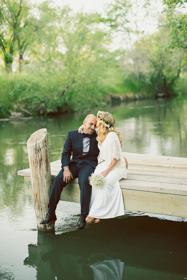 romantic bridal portrait