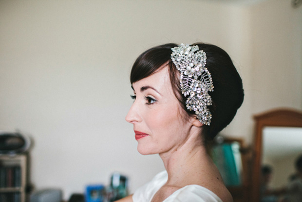 Jenny Packham silver headpiece