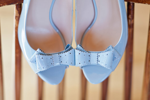 blue wedding shoes