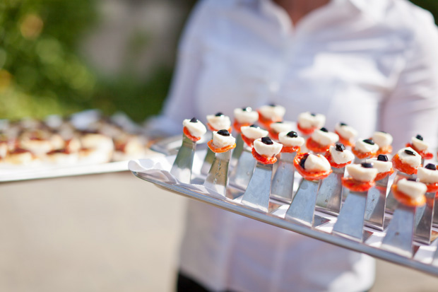 weddign canapes