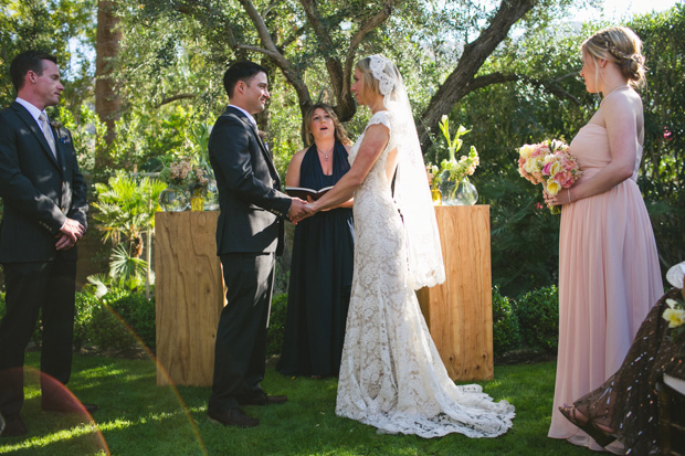 outdoor wedding ceremony