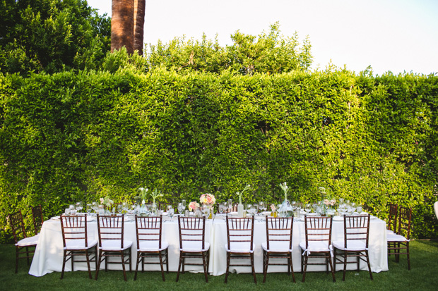 outdoor wedding decor