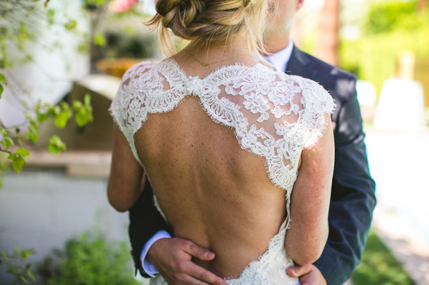 back of lace wedding dress