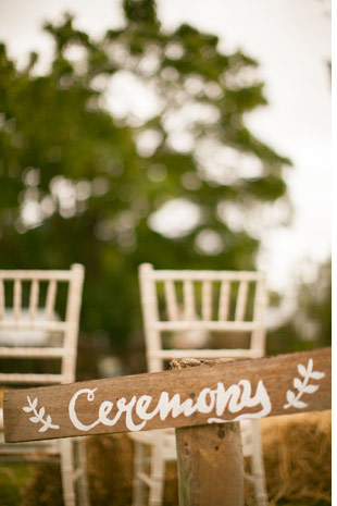 ceremony signage