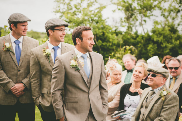 groom waiting at altar