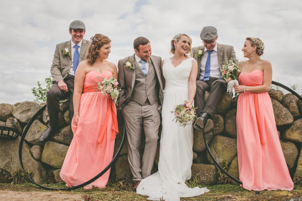 bridal party portrait