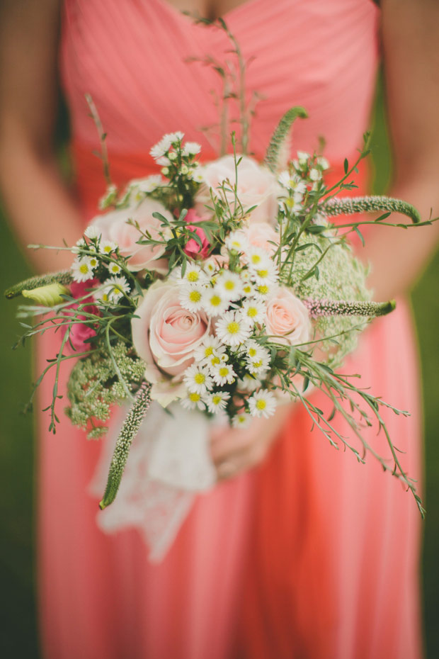 beautiful rustic bridesmaids bouquet