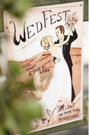 wedfest wedding signage