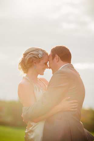 romantic wedding portrait