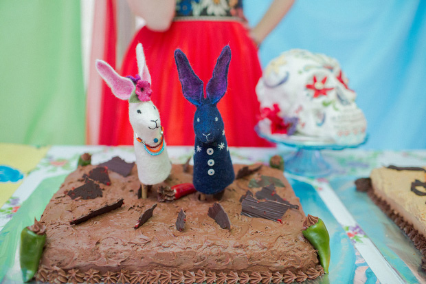 rabbit cake toppers