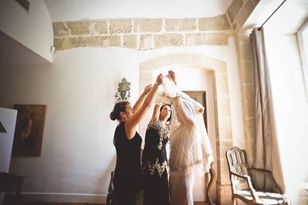 bride getting ready