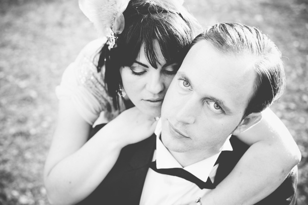 wedding portrait in the the forest