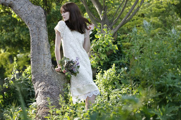 Short Lace Wedding Dress from Minna