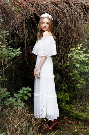 boho wedding dress from Minna