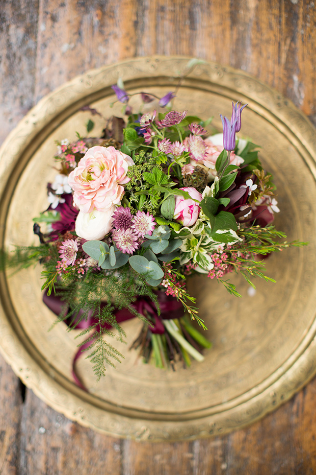 beautiful lush bridal bouquet