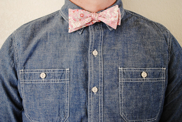 Pink Bowtie - Stag Handmade