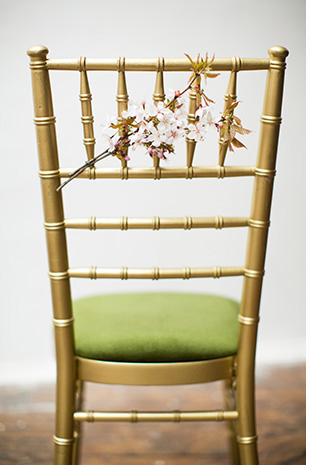 cherry blossom chair decor