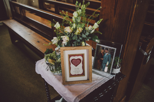 pretty flowers and vintage picture frames