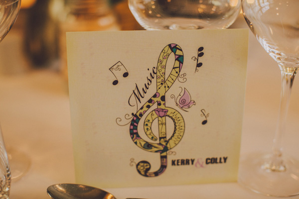 musical place cards