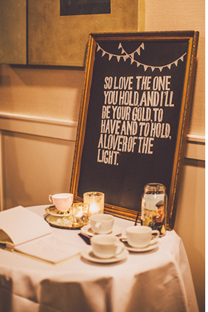 wedding signage