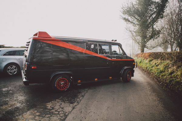 A Team wedding car