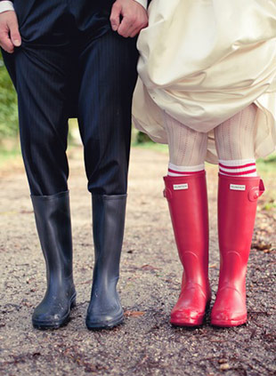 wedding wellies