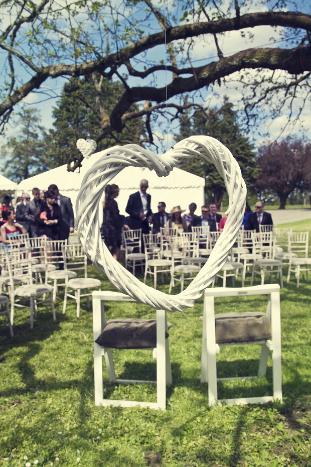 outdoor wedding ceremony