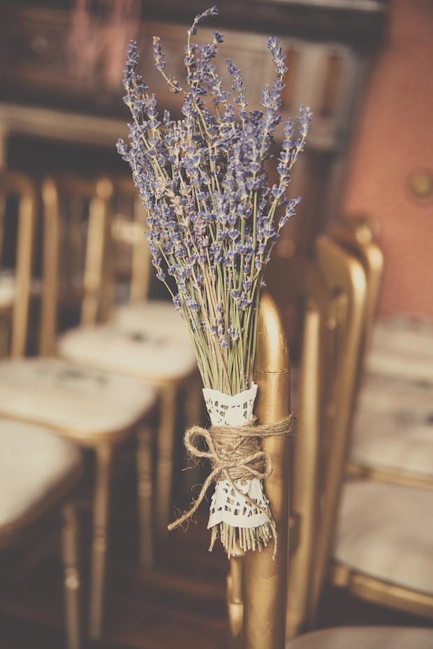 lavender ceremony decor