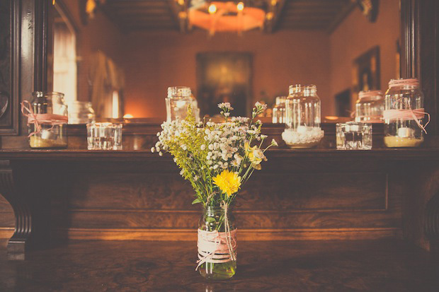 wild flower wedding decor