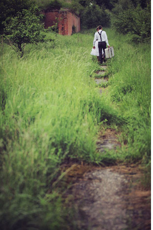 rustic wedding shoot