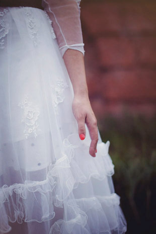 vintage wedding dress