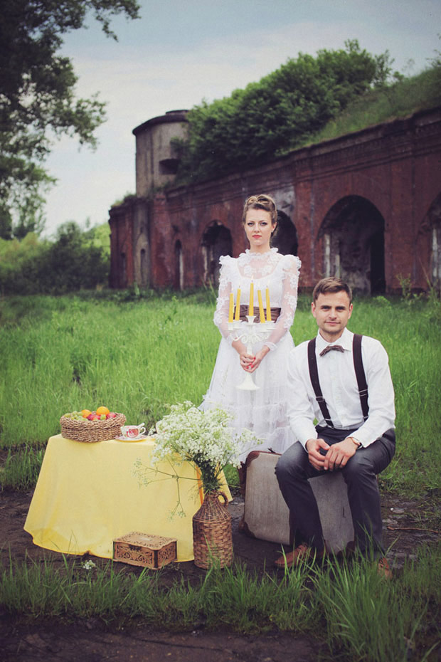 rustic wedding shoot