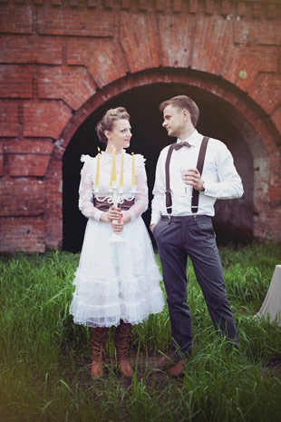 rustic wedding shoot