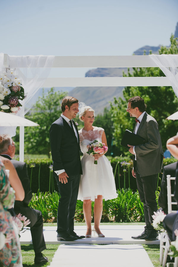 outdoor wedding ceremony