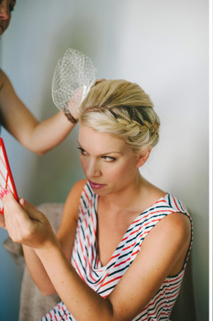 bride getting ready