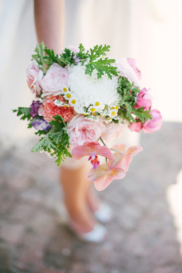 beautiful pink,lilac,white and peach bouquet