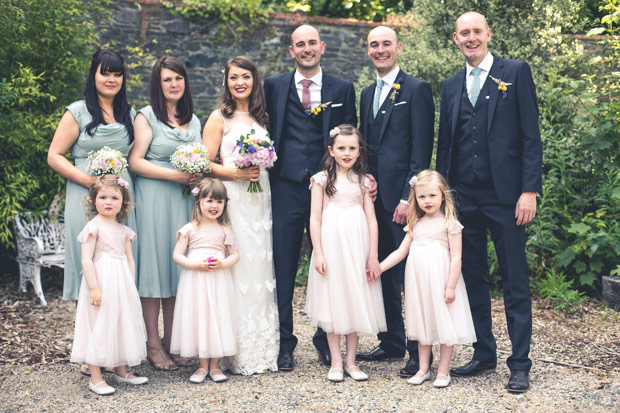 pastel bridal party