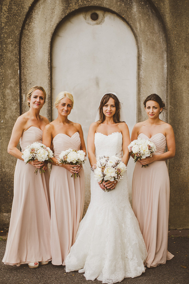 blush pink bridesmaid dresses