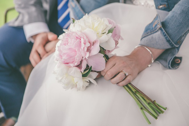 pink and white bouquet