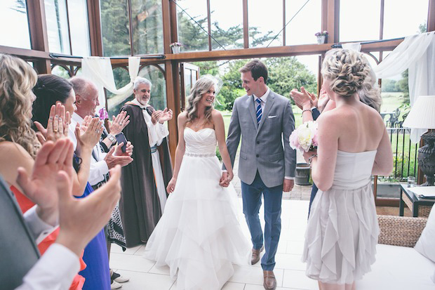 bride and groom entrance