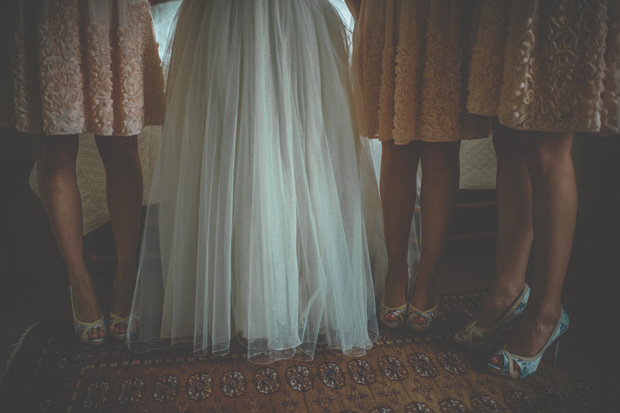 bride and bridesmaids