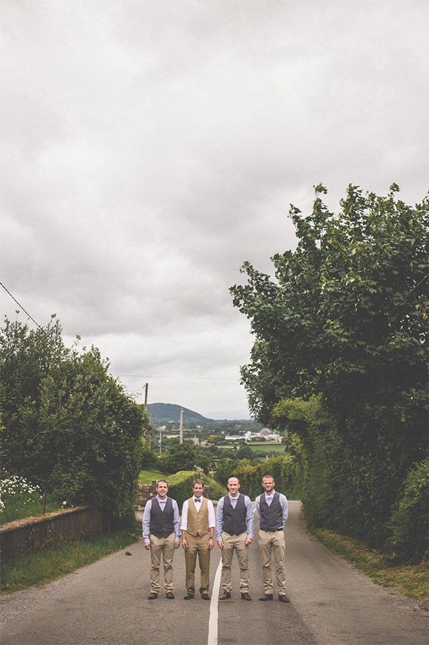 groom and groomsemen