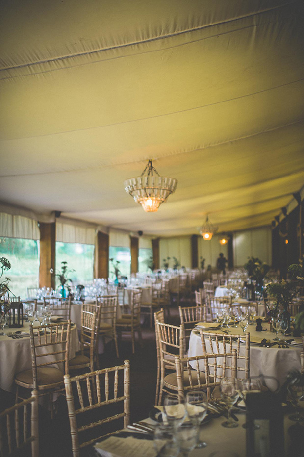 rustic marquee wedding