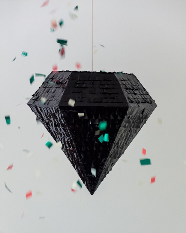 Black diamond pinata from Prospect Goods