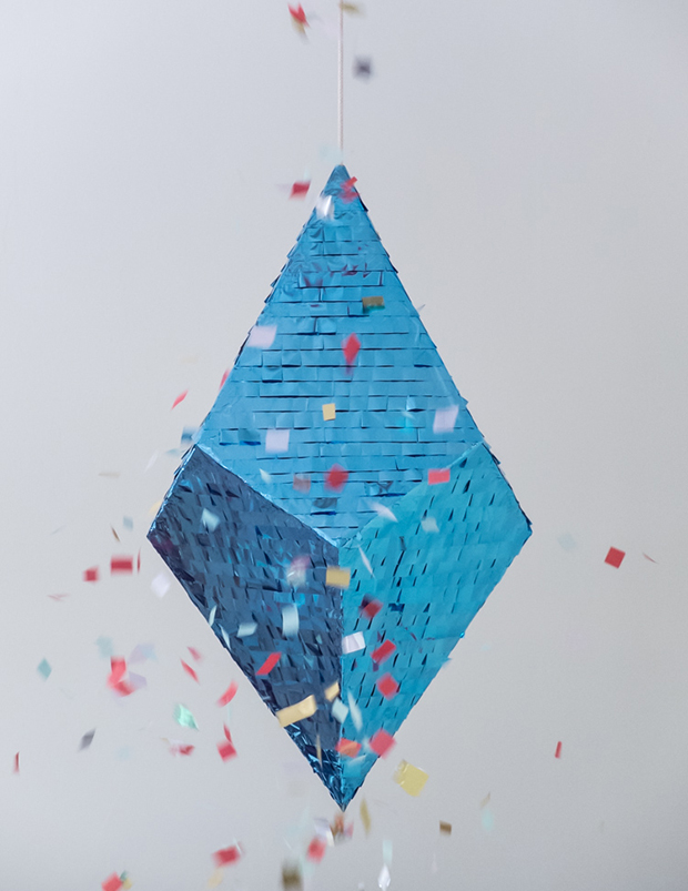 Blue crystal pinata from Prospect Goods