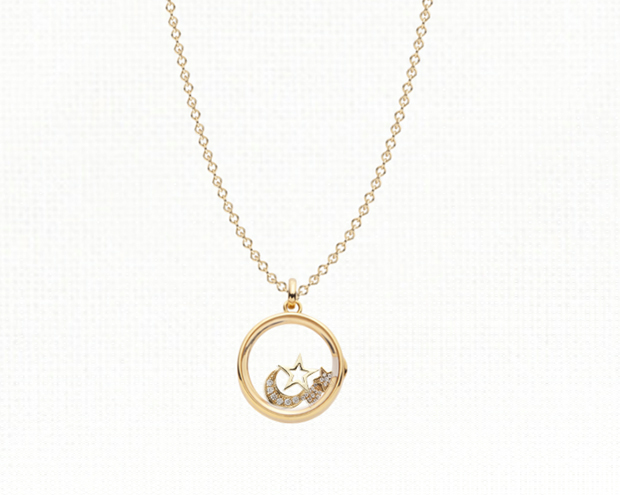 moon and stars loquet london locket